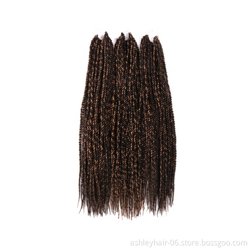 100% KK 20 inches MINI SENEGALESE  AFRO BRAID crochet braid synthetic hair for black women aliexpress hair for braiding